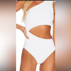 Beach riot White One Piece Swimsuit